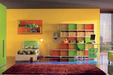 Awesome Colorful Childern Bedroom Design