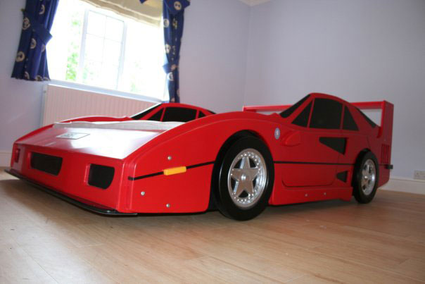 Awesome Red Ferari Bed for Boys
