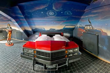 Awesome V8 Bedroom Hotel with Red Car Bed