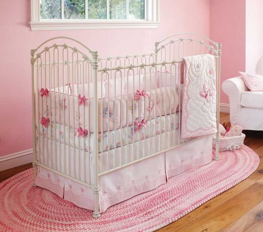 Beautiful Pink Baby Nursery Bedding
