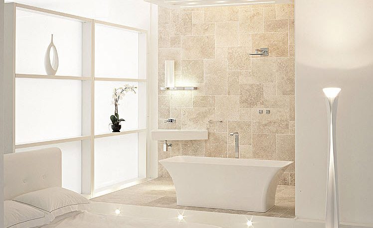 Beautiful White and Beige Bathroom Ideas