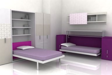 Beautiful and Cool Teen Room for Small Space