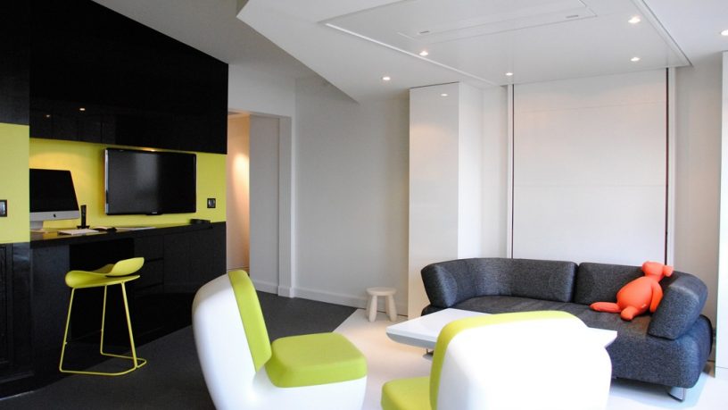 Berlin White and Green Loft Areas
