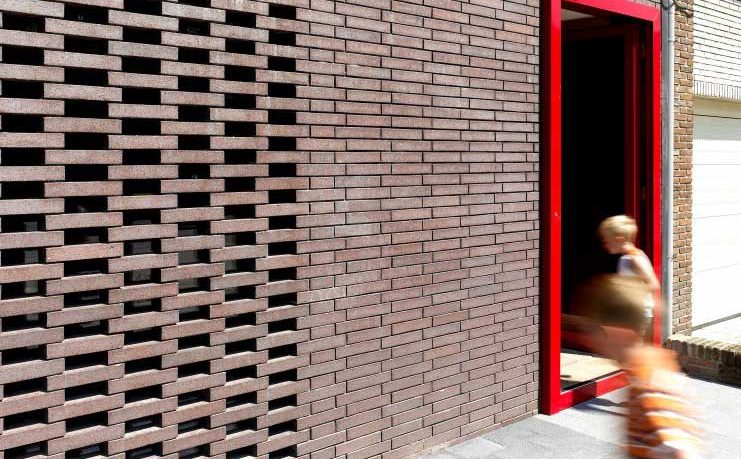 Brick Wall and Red Door House BVA