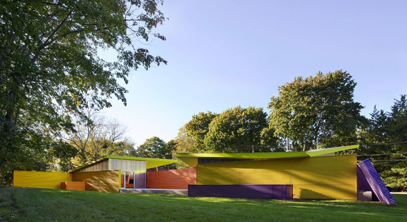 Bright Color Pavilion Design