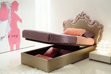 Built in Storage in Kids Bed