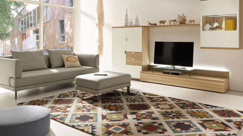 Careful Color Choice Invites into Living Room with Yellow Accents