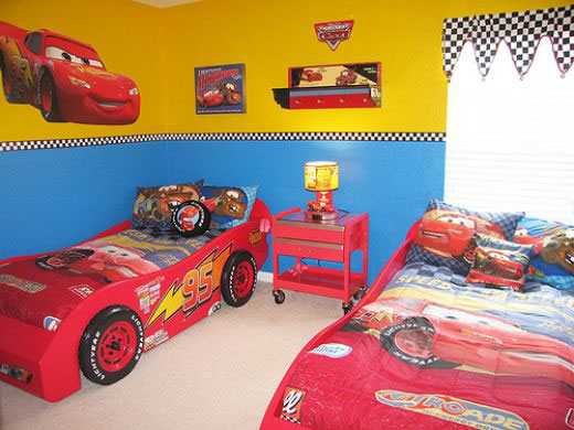 Children's Cartoon Cars Bedding Ideas