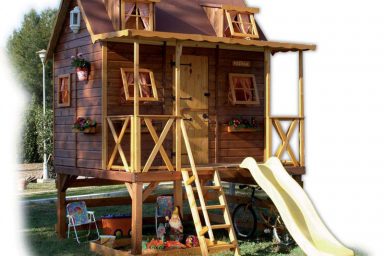 Classic Wood Outdor Playhouses