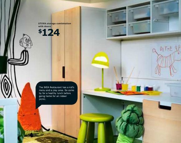 Cool IKEA Kids Green Play Area