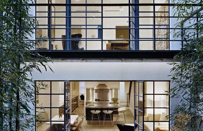 Cool Vew From Garden into Townhouse DEesign 2011