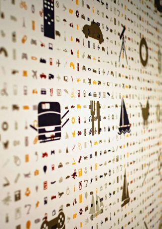 Creative AOL Office Wall