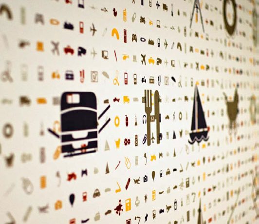 Creative AOL Office Wall