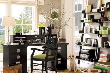 Elegant Home Office Storage Design