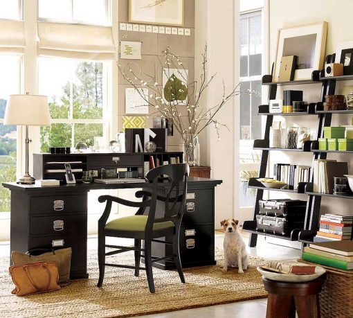 Elegant Home Office Storage Design