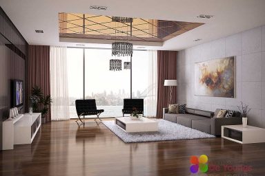 Futuristic Living Room Design Concept