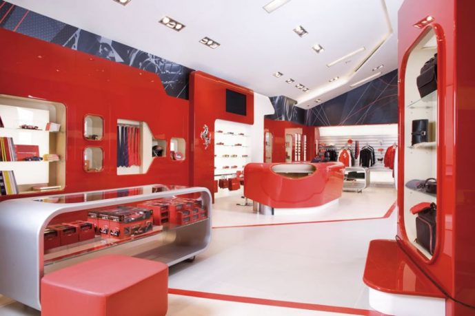 Great Design Interior Ferrari Factory Store