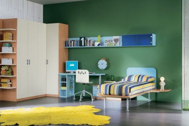 Green Color Bedroom for Childern 2011