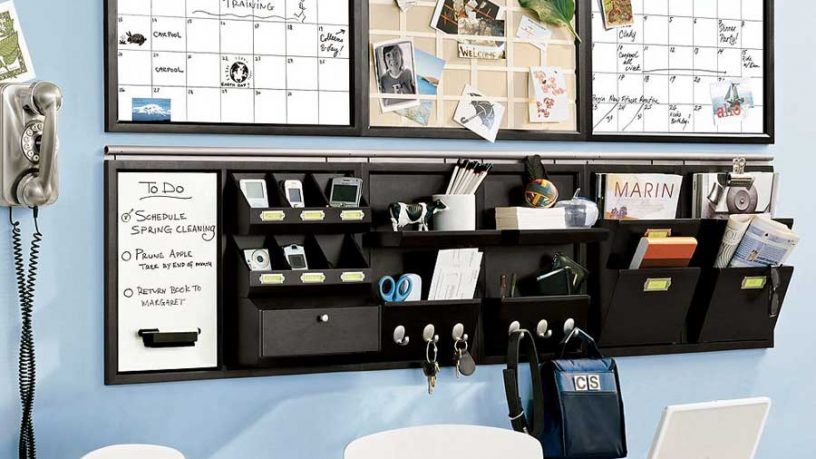 Home Office Wall Storage Design