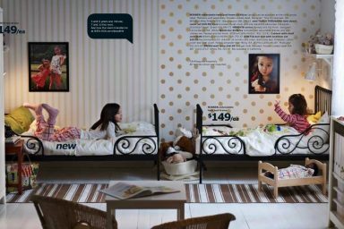 IKEA Doble Bed for Girl Room