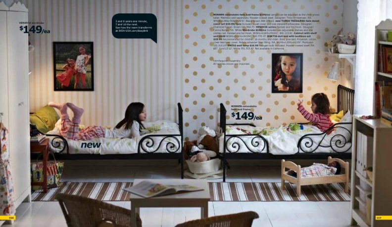 IKEA Doble Bed for Girl Room