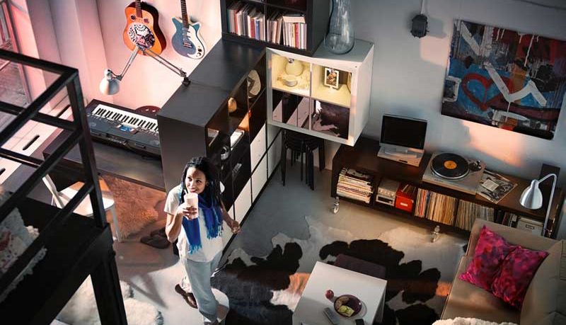 IKEA Multilevel Living Room Design Ideas