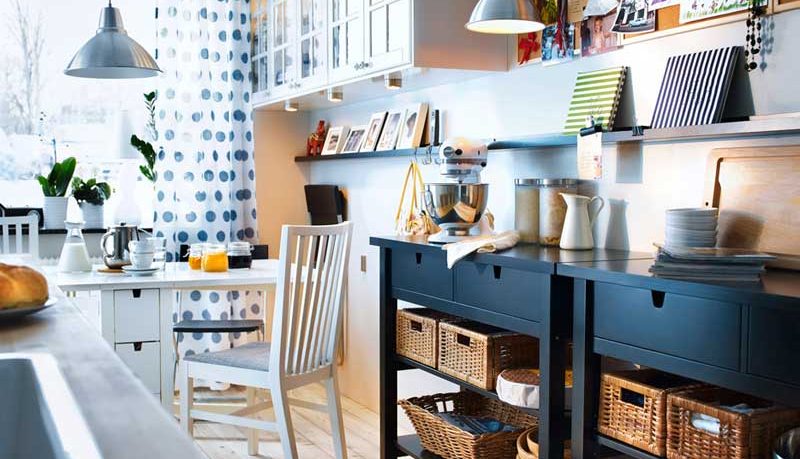 IKEA White Small Dining Room