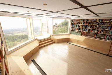 Large Space Home Library Nature View