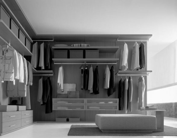 Modern Grey Wadrobe Design Ideas