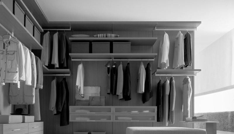 Modern Grey Wadrobe Design Ideas