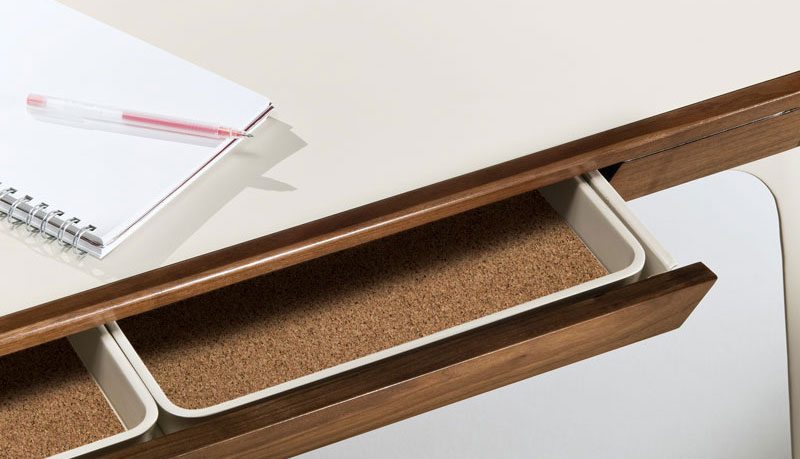 Modern Work Desk Drawer Details