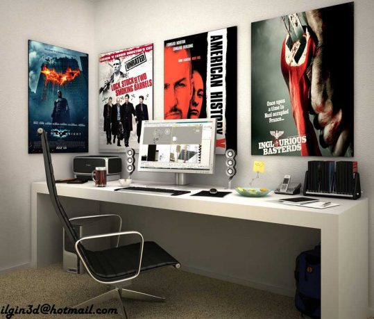Modern Young Room Workspaces by Akcalar