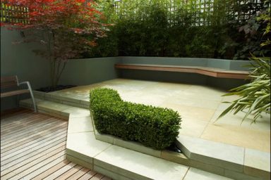 Modern and Beautiful Patio Fenced Garden
