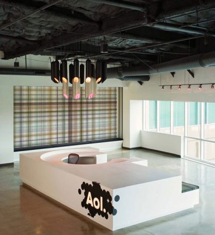 New AOL Creative Office Main Desk