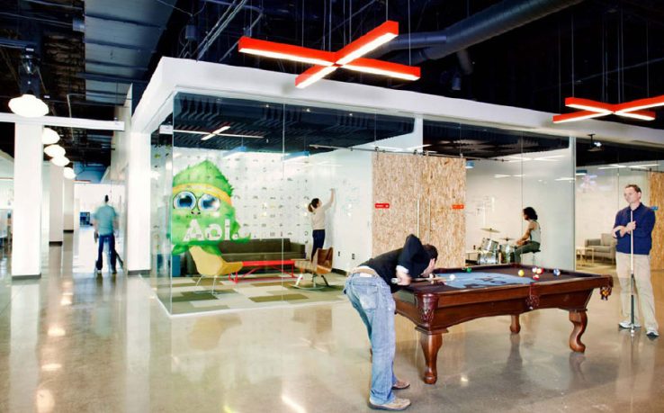 New AOL Creative Office Pool and Lounge