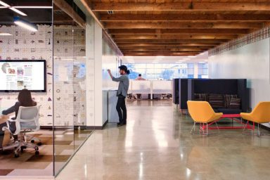 New AOL Creative Office With Glass Partition