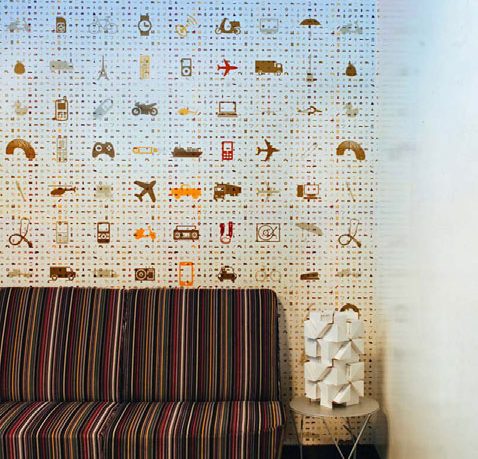 New AOL Creative Office with Unique Wall Graphics