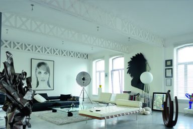 New Classic Style Loft Living Room