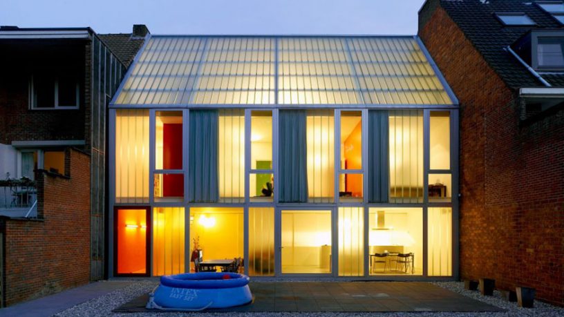 Nice Lighting House BVA at Night