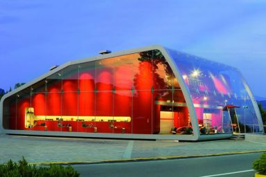Outstanding Lighting Ferrari Factory Store