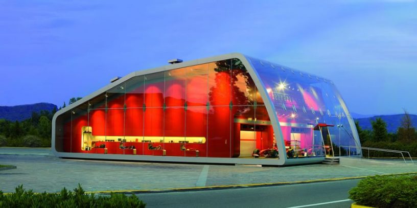 Outstanding Lighting Ferrari Factory Store