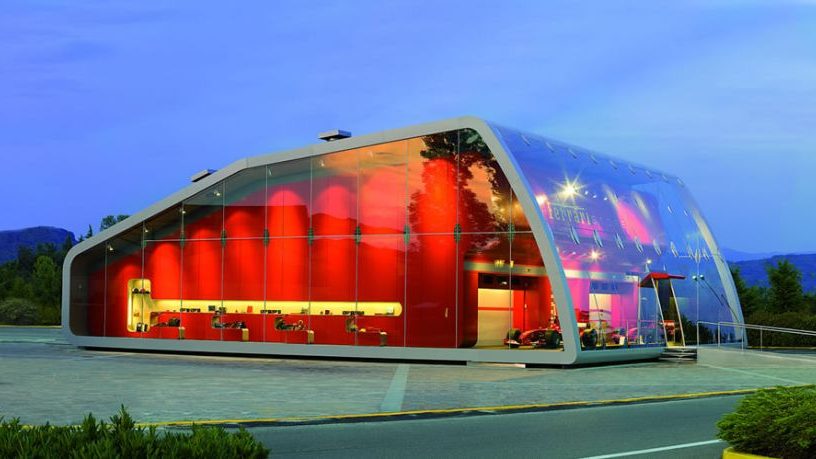 Outstanding Lighting Ferrari Factory Store