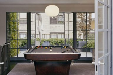 Pool Table Leads to Rooftop Urban Garden