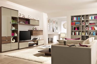 Pop Out Color Living Room Artful Lighting Scheme