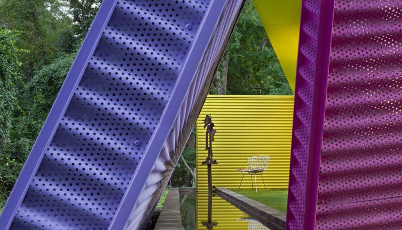 Purple and Blue Wall Decor Shelter Island Pavilion