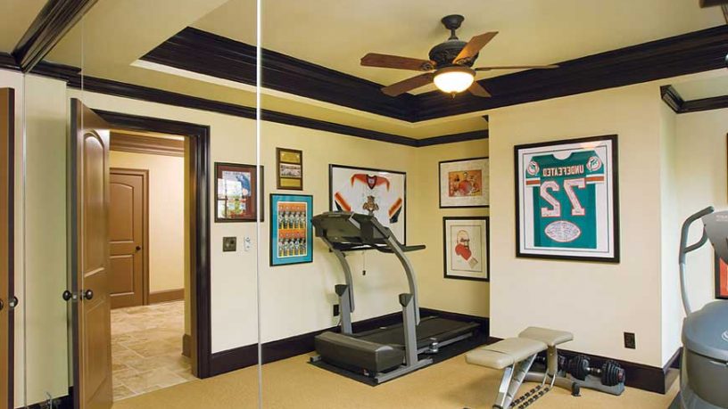 Raymack Remodelling Gym with Large Mirrors