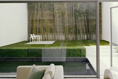 Sliding Doors Urban Garden Design
