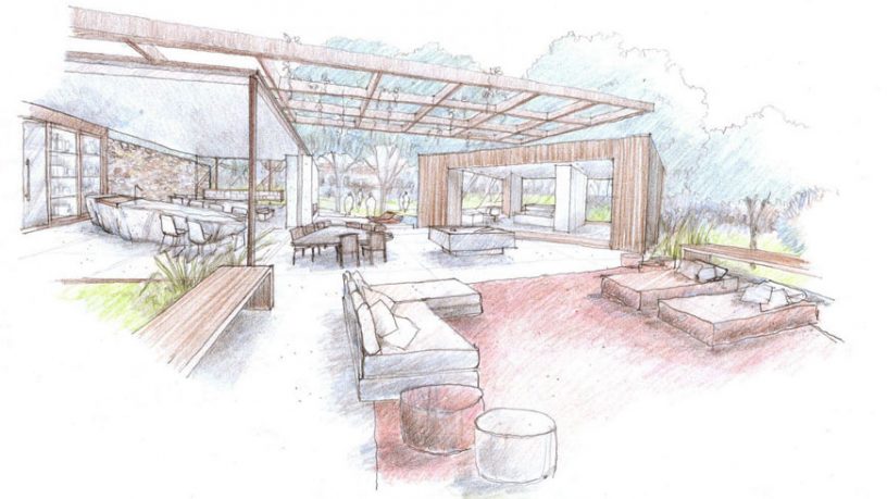 Stuning House Sketch by Fernanda Marques