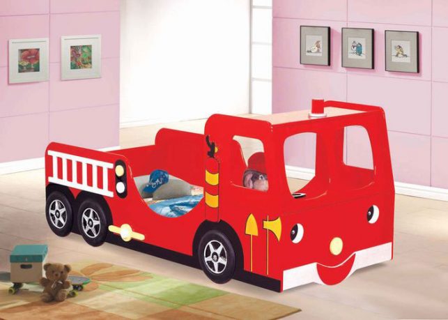 Unique Fire Truck Beds for Kids