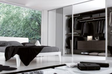Walk in Wardrobe Open Inspiration in Small Bedroom